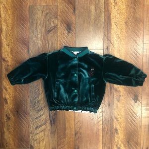 BNWT 12 Month Catimini Reversible Cardigan Green